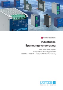LÜTZE: Industrielle-Spannungsversorgung