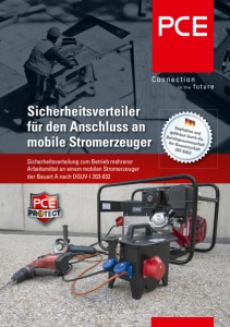 PCE: Sicherheitsverteiler für den Anschluss an mobile Stromerzeuger