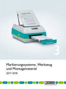 Phoenix Contact: Markierungssysteme, Werkzeug und Montagematerial 2017/18