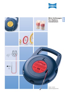 VETTER: 211 Mini-Schlange und Schnureinblasgerät für Elektroinstallation