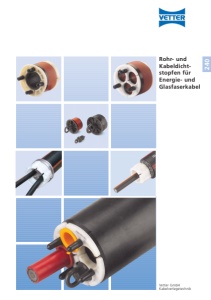 VETTER: 240 Rohr- und Kabeldichtstopfen für Energie- und Glasfaserkabel