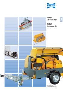 VETTER: 440 Kabel-Spillwinden Kabel-Schubgeräte