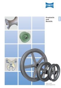 VETTER: 900 Ersatzteile für Kabelverlege- und Freileitungsbaugeräte
